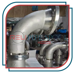 SA358 type 316 Pipe spool with weld neck flange