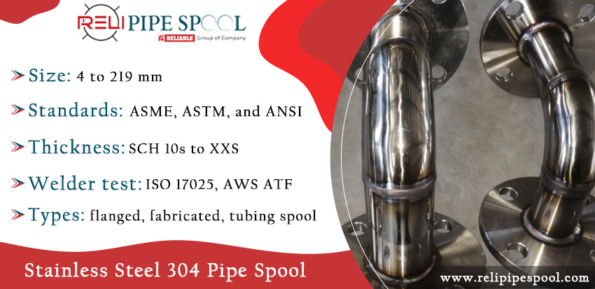 Stainless Steel 304 Pipe Spool