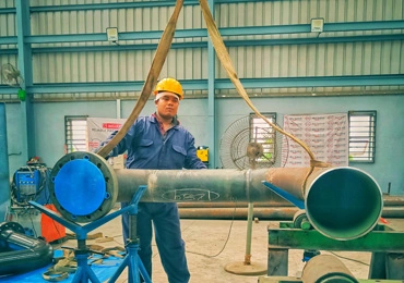 Super duplex spool fabrication