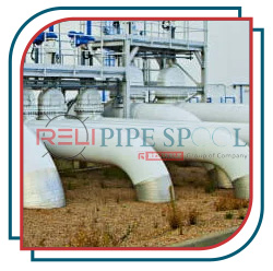 Three layer polyethylene coated pipe spool flange